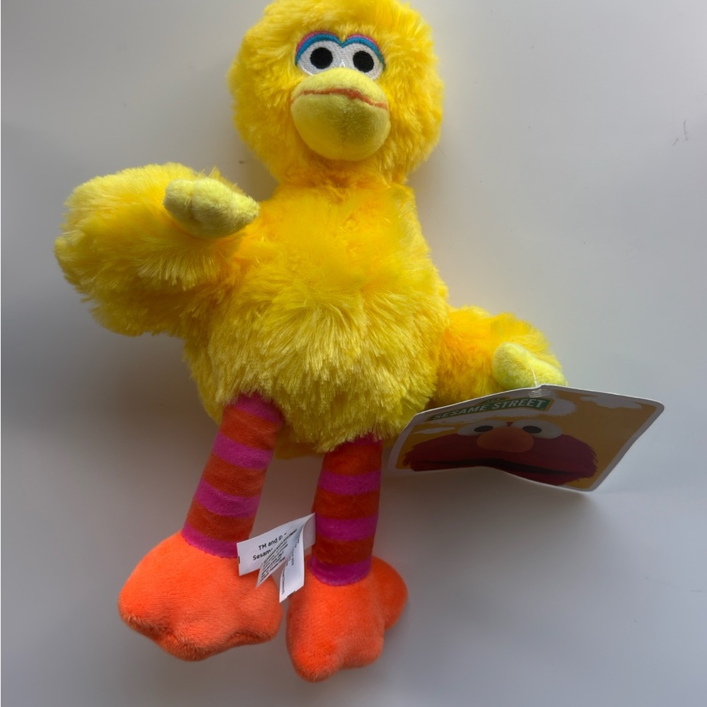 Sesame Street Yellow and Orange Big Bird Plush Toy